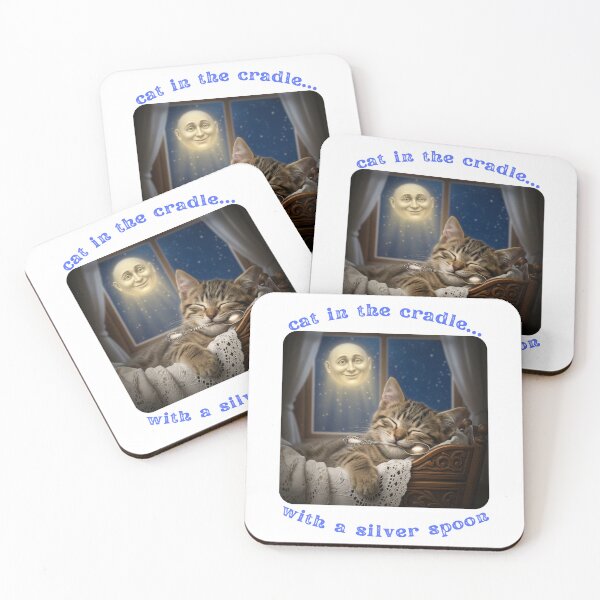 Item preview, Cat in the cradle designed and sold by Pop, Culture and Stuff.