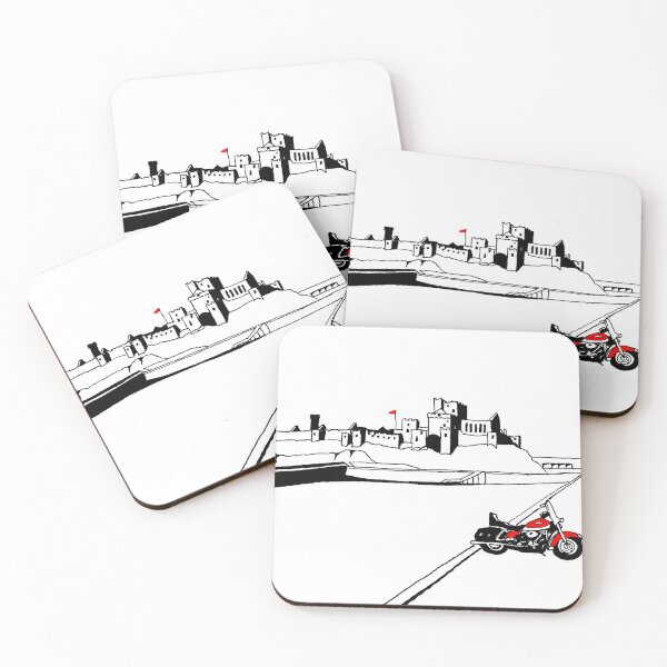 Item preview, Peel Castle and Motorbike designed and sold by Caroline Whittaker.