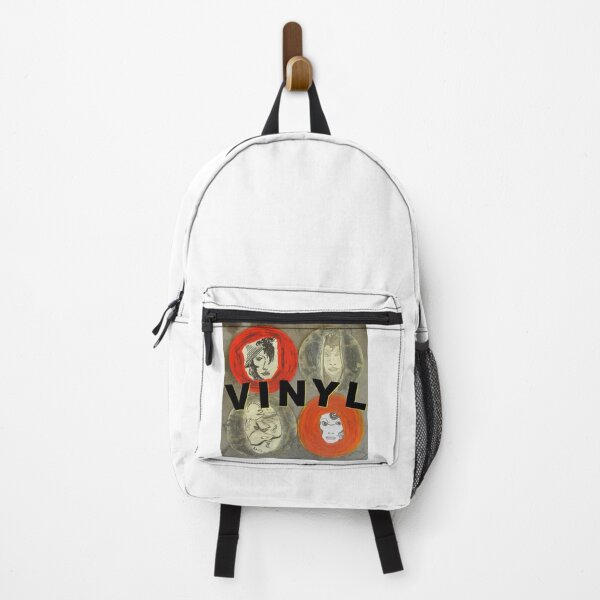 Item preview, 4 record faces with writing: VINYL designed and sold by ZoffArt-Shop.