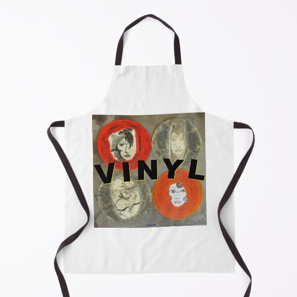 Item preview, 4 record faces with writing: VINYL designed and sold by ZoffArt-Shop.