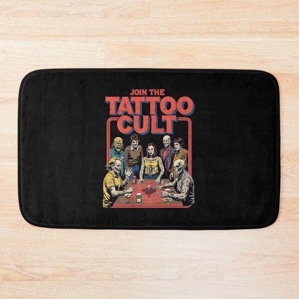 Item preview, Join the Tattoo Cult: Retro Occult Horror Design designed and sold by Vintagenaut Co..