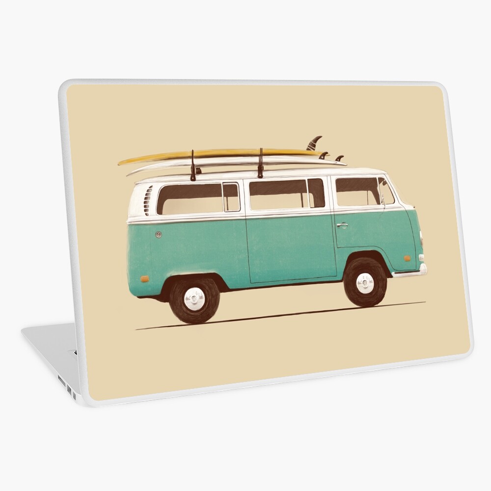Blue Van Laptop Skin