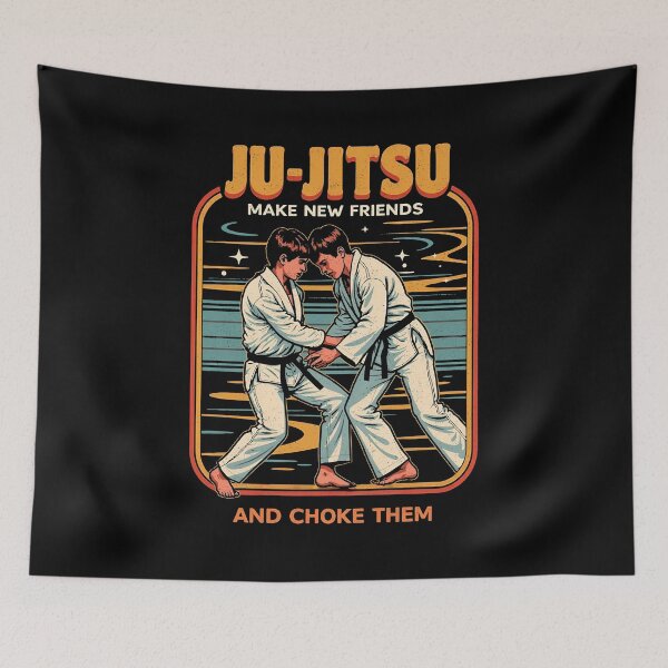 Artikelvorschau, Ju-Jitsu: Finde neue Freunde und erwürge sie entworfen und verkauft von Vintagenaut Co..