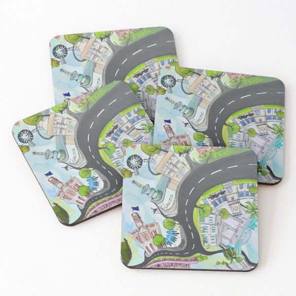 Item preview, Toowoomba Icons, TGS , Cinema GPS, oldCourthouse, Empire Theatre, City Council designed and sold by Sabine Kehoe.