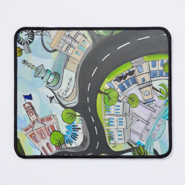 Item preview, Toowoomba Icons, TGS , Cinema GPS, oldCourthouse, Empire Theatre, City Council designed and sold by Sabine Kehoe.