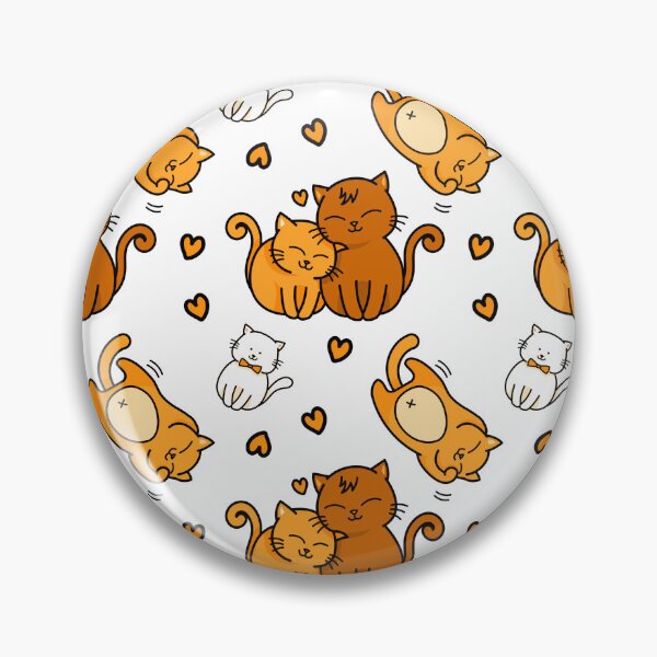 Artikelvorschau, Unverschämtes Witch® niedliche orange Katzen-Muster-Katzen-Liebhaber entworfen und verkauft von cheekywitch.