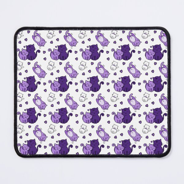 Item preview, Cheeky Witch® Cute Purple Pattern Cat Lovers designed and sold by cheekywitch.