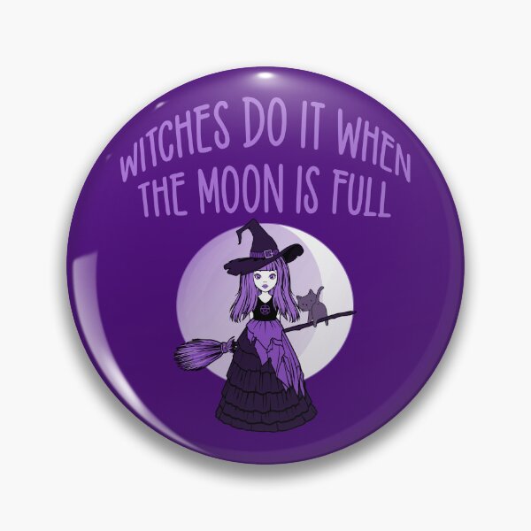 Item preview, Purple Witches Do it when the Moon is Full Cheeky Witch® designed and sold by cheekywitch.