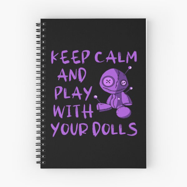 Item preview, Purple Keep Calm and Play with your Dolls Cheeky Witch® designed and sold by cheekywitch.