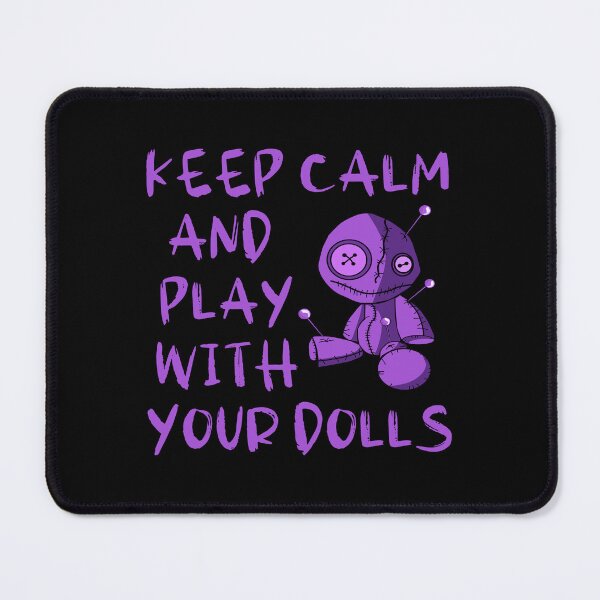 Item preview, Purple Keep Calm and Play with your Dolls Cheeky Witch® designed and sold by cheekywitch.