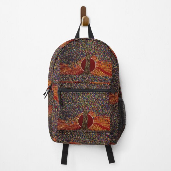 Item preview, Fall colors, vibrant tree at sunrise, rising sun designed and sold by VIBRANTBYSHY.