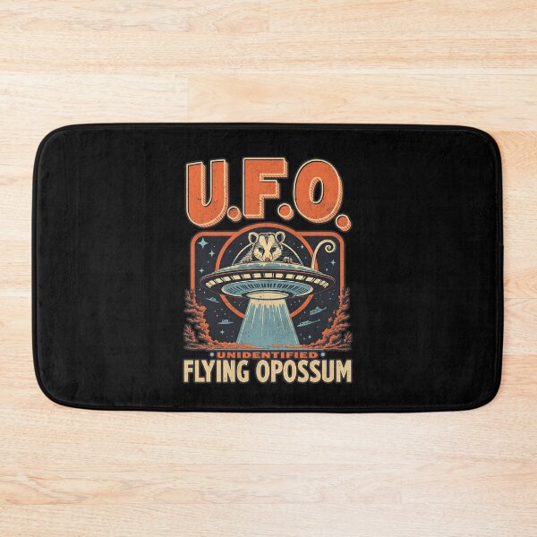 Item preview, Unidentified Flying Opossum: Funny Alien & Possum Design designed and sold by Vintagenaut Co..