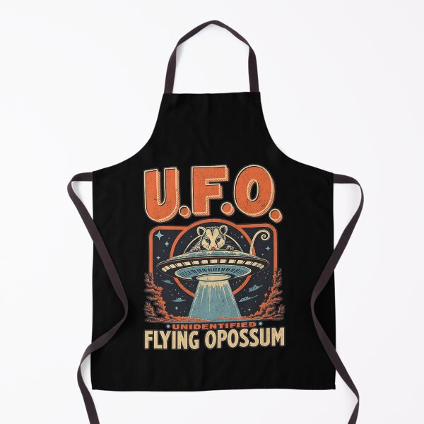 Item preview, Unidentified Flying Opossum: Funny Alien & Possum Design designed and sold by Vintagenaut Co..