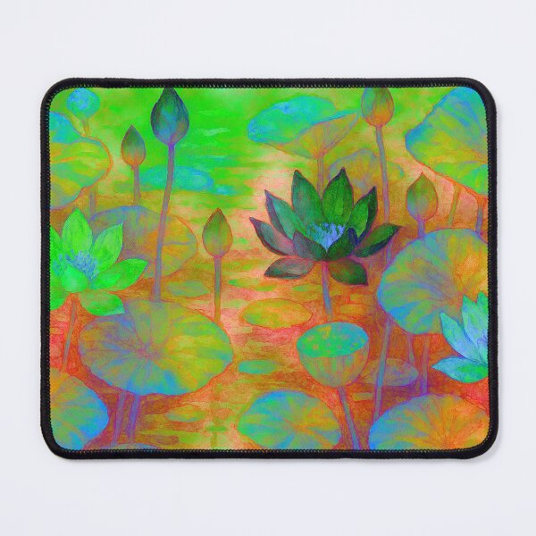 Item preview, Colorful lotus flowers in the pond designed and sold by Sigtrix.