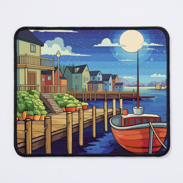 Item preview, Moonlit Harbor by the Village designed and sold by HSE1.