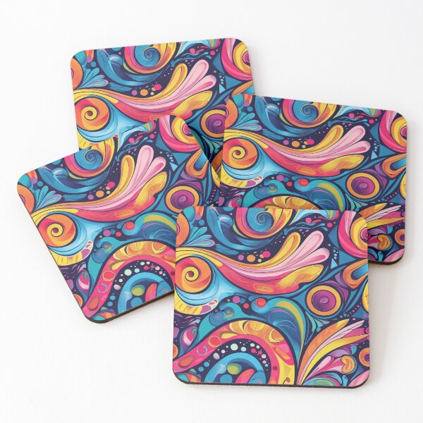 Item preview, Vibrant Abstract Colorful Artwork designed and sold by Rue Market.