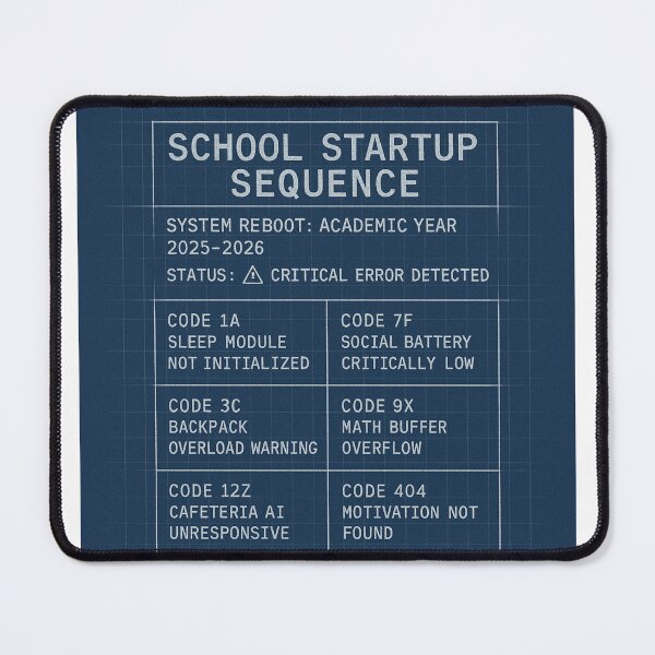 Item preview, School Startup Sequence: Error Codes Detected designed and sold by Moon-Turtle-Dr.