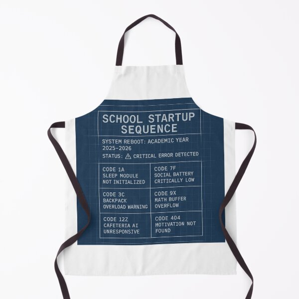 Item preview, School Startup Sequence: Error Codes Detected designed and sold by Moon-Turtle-Dr.