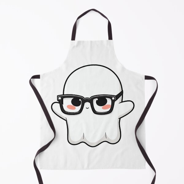 Item preview, A ghost wearing black-framed literary glasses designed and sold by DOG DESIGN.