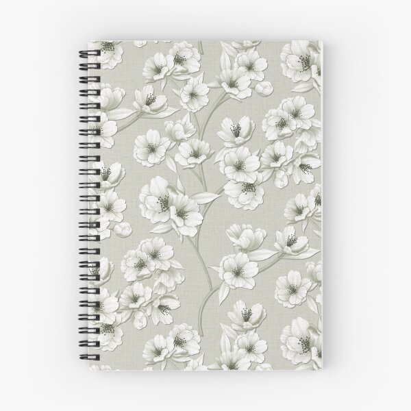 Item preview, Japandi Cherry Blossoms - Modern Textured Floral Pattern designed and sold by chrisdembinski.
