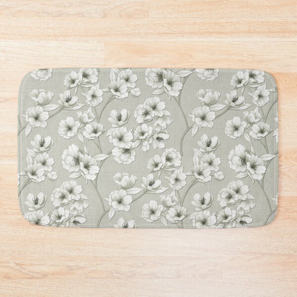Item preview, Japandi Cherry Blossoms - Modern Textured Floral Pattern designed and sold by chrisdembinski.