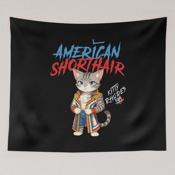 Item preview, American Shorthair Kitty Rhodes designed and sold by GhoulishGraphX.