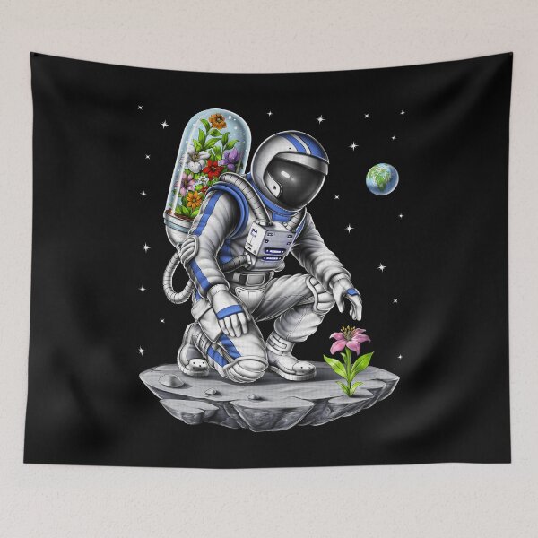 Item preview, Space Astronaut Botanist designed and sold by underheaven.