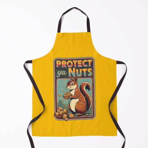 Item preview, Protect Ya Nuts: Funny Squirrel Design designed and sold by Vintagenaut Co..