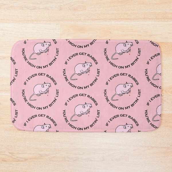 Item preview, If I Ever Get Rabies, You're High On My Bitin' List designed and sold by ellenhenry.