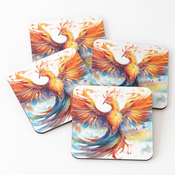 Item preview, Watercolor Phoenix designed and sold by WildInkFusion.