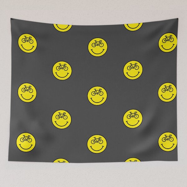 Item preview, Happy Cycling - Smile Emoji Bike Face designed and sold by collectees1.