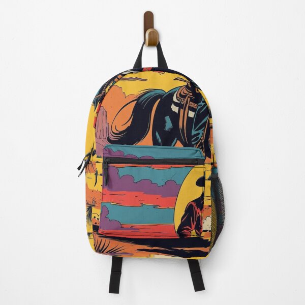 Item preview, Cowboy Riding Horse Through Desert designed and sold by Rue Market.