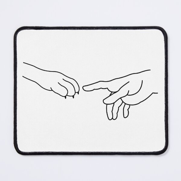 Item preview, The Dog Creation - Paw of Friendship Illustration designed and sold by CurlyDude.