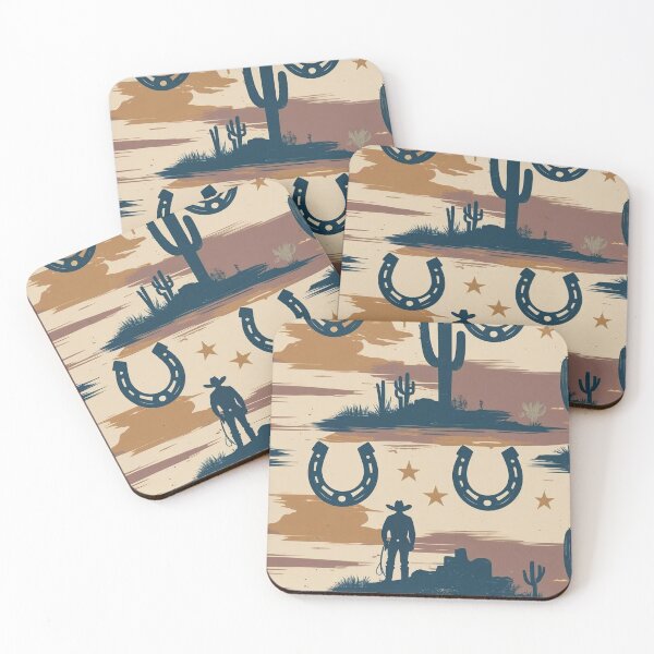 Item preview, Western Desert Landscape Pattern Art designed and sold by Rue Market.