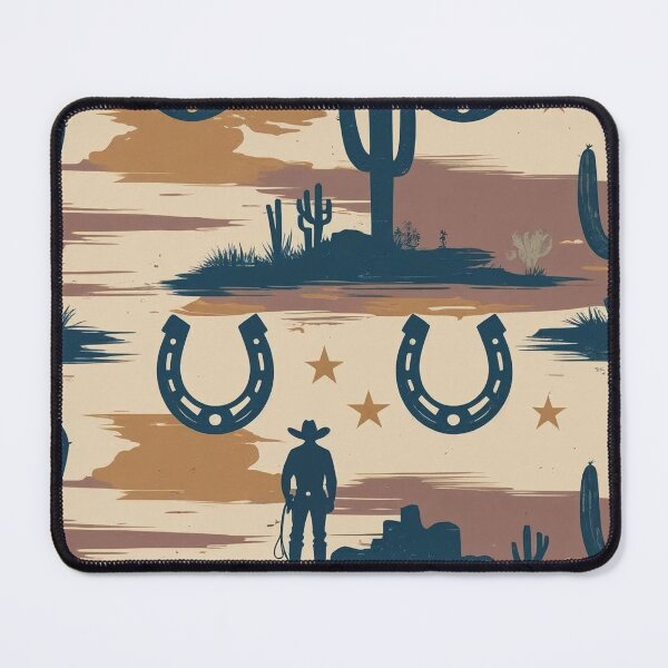 Item preview, Western Desert Landscape Pattern Art designed and sold by Rue Market.