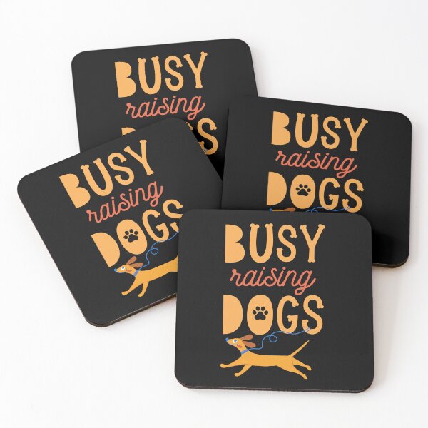 Item preview, Busy Raising Dogs – Cute Dog Lover Design for Pet Parents designed and sold by TheBeeKindSpace.