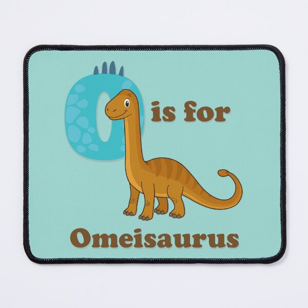 Item preview, O is for Omeisaurus | Dinosaur Alphabet Nursery Wall Art for Kids designed and sold by FilizDesigner.