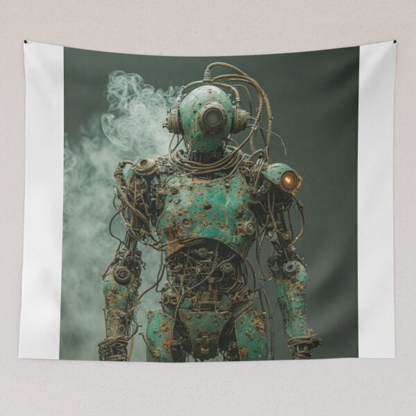 Item preview, Rust and Remnants: A Dystopian Android designed and sold by Virtuals1.