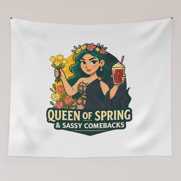 Item preview, Queen of Spring & Sassy Comebacks - Persephone designed and sold by Cheerioza.