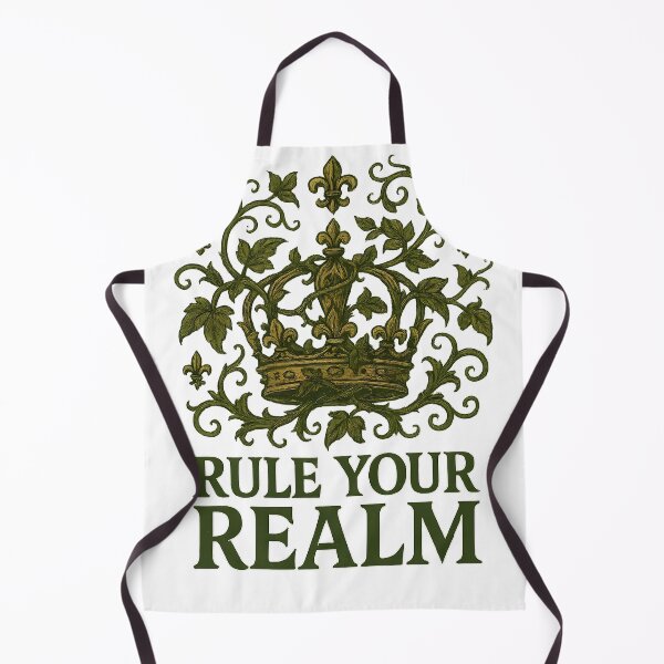 Item preview, Rule Your Realm – Medieval Fantasy Crown Crest Illustration designed and sold by WojcikDesigners.