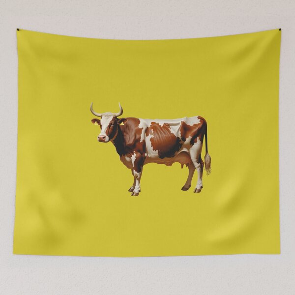 Item preview, Aesthetic Cow Vibes – Cute Full-Body Dutch Cow Illustration designed and sold by Art-Design-EM.