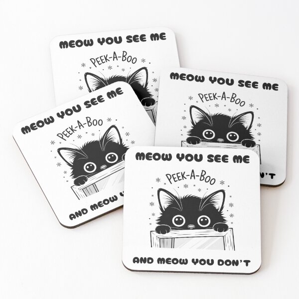 Item preview, Meow You See Me And Meow You Don't designed and sold by Viikis.