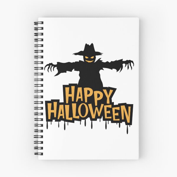 Item preview, Spooky Halloween Sticker | Scarecrow & Dripping Text designed and sold by apppilot.