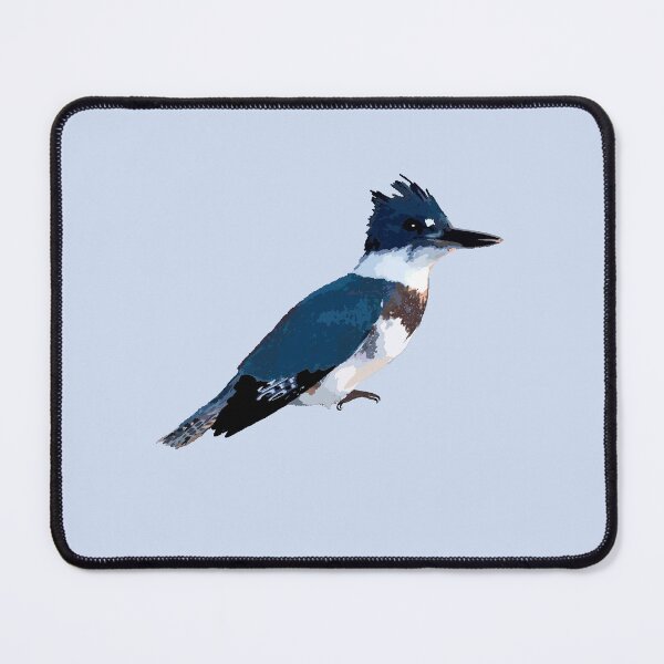 Item preview, Belted Kingfisher designed and sold by blueberry-dino.