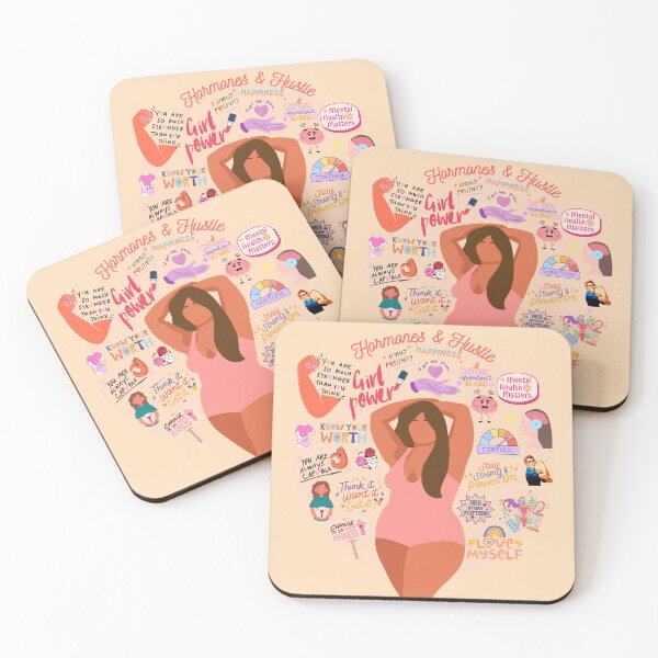 Item preview, Hormones & Hustle – Empowering Feminist Design on Mental Health, Self-Care & Body Positivity designed and sold by NUSHS.