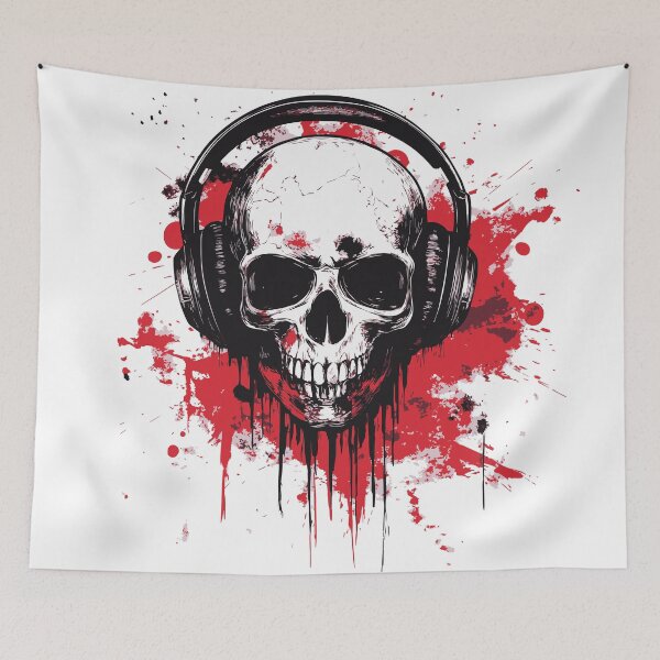 Item preview, Skull Disc Jockey designed and sold by drizzd.