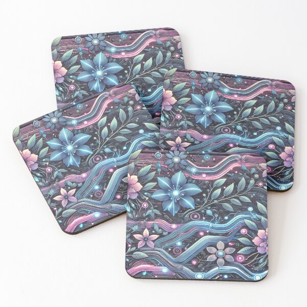 Item preview, Floral Circuitry designed and sold by Silmoyo.