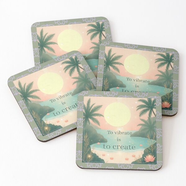 Item preview, Vibrate is Create – Sacred Tropical Sunset designed and sold by 	aluzia.design.
