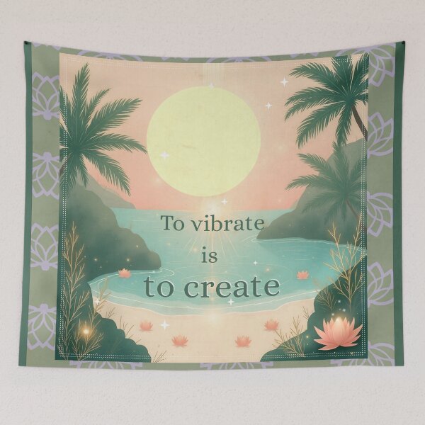 Item preview, Vibrate is Create – Sacred Tropical Sunset designed and sold by 	aluzia.design.