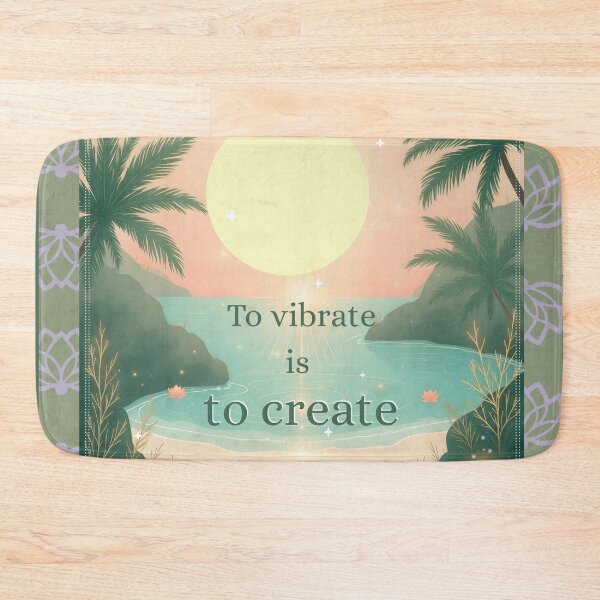 Item preview, Vibrate is Create – Sacred Tropical Sunset designed and sold by 	aluzia.design.